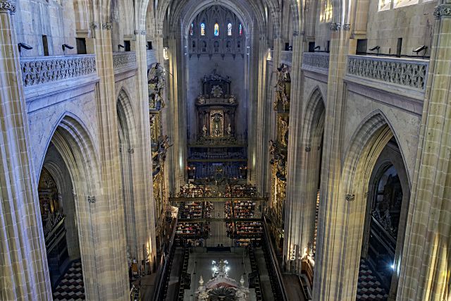 Interior de la Catedral de Segovia.