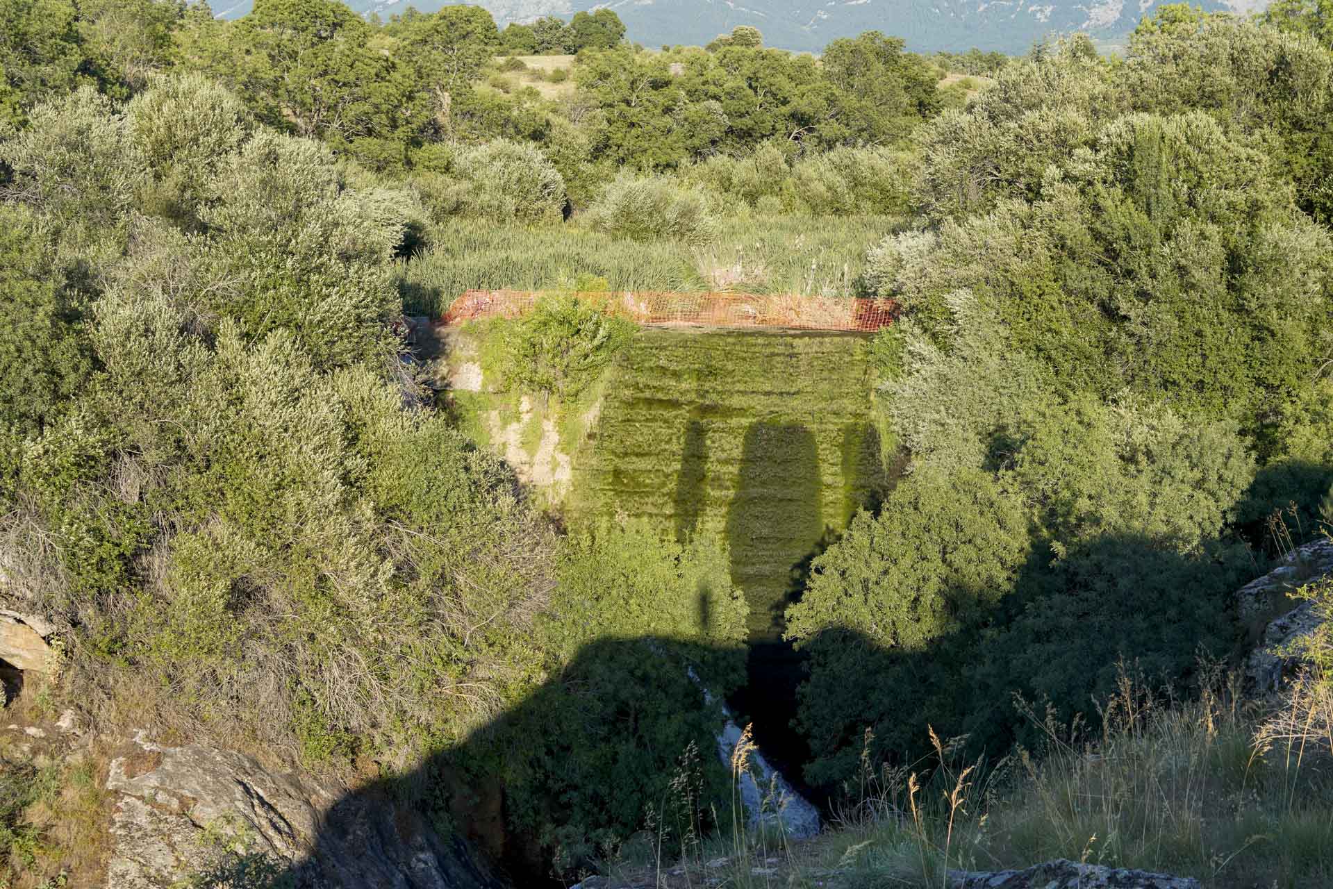 Vista general de la presa de La Muña. Fotografía: Miguel Angel Fernández