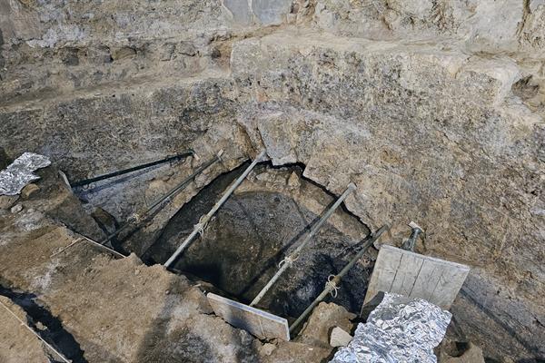 Hallazgo bajo la capilla de San Isidro. / Xavi