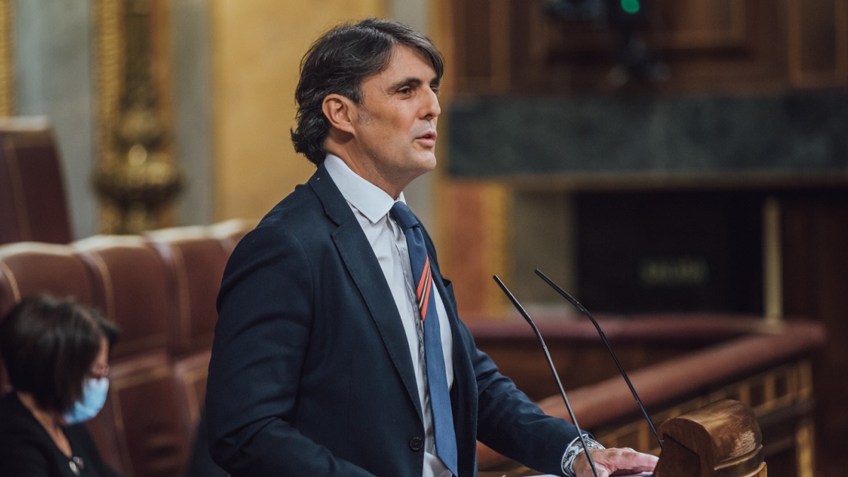 Rodrigo Jiménez, durante una intervención en el Congreso. / EL ADELANTADO