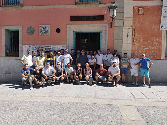 Los participantes del curso de pirotecnia.