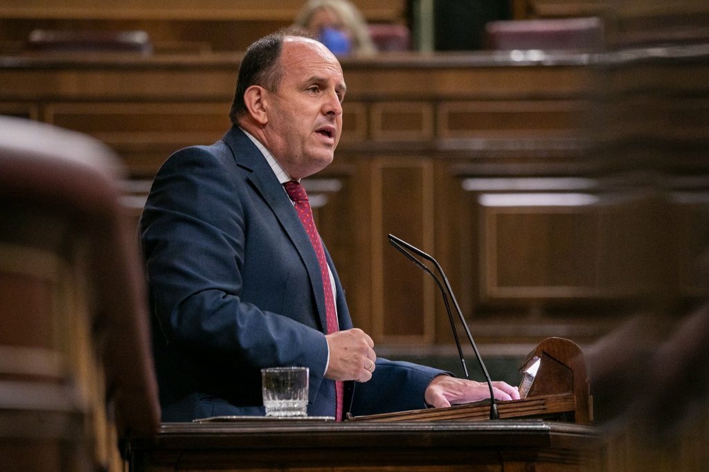 El diputado del PSOE por Segovia, José Luis Aceves, en una sesión del Congreso. / EL ADELANTADO