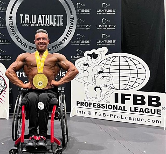 Óscar González, tras la competición londinense./ E.A.