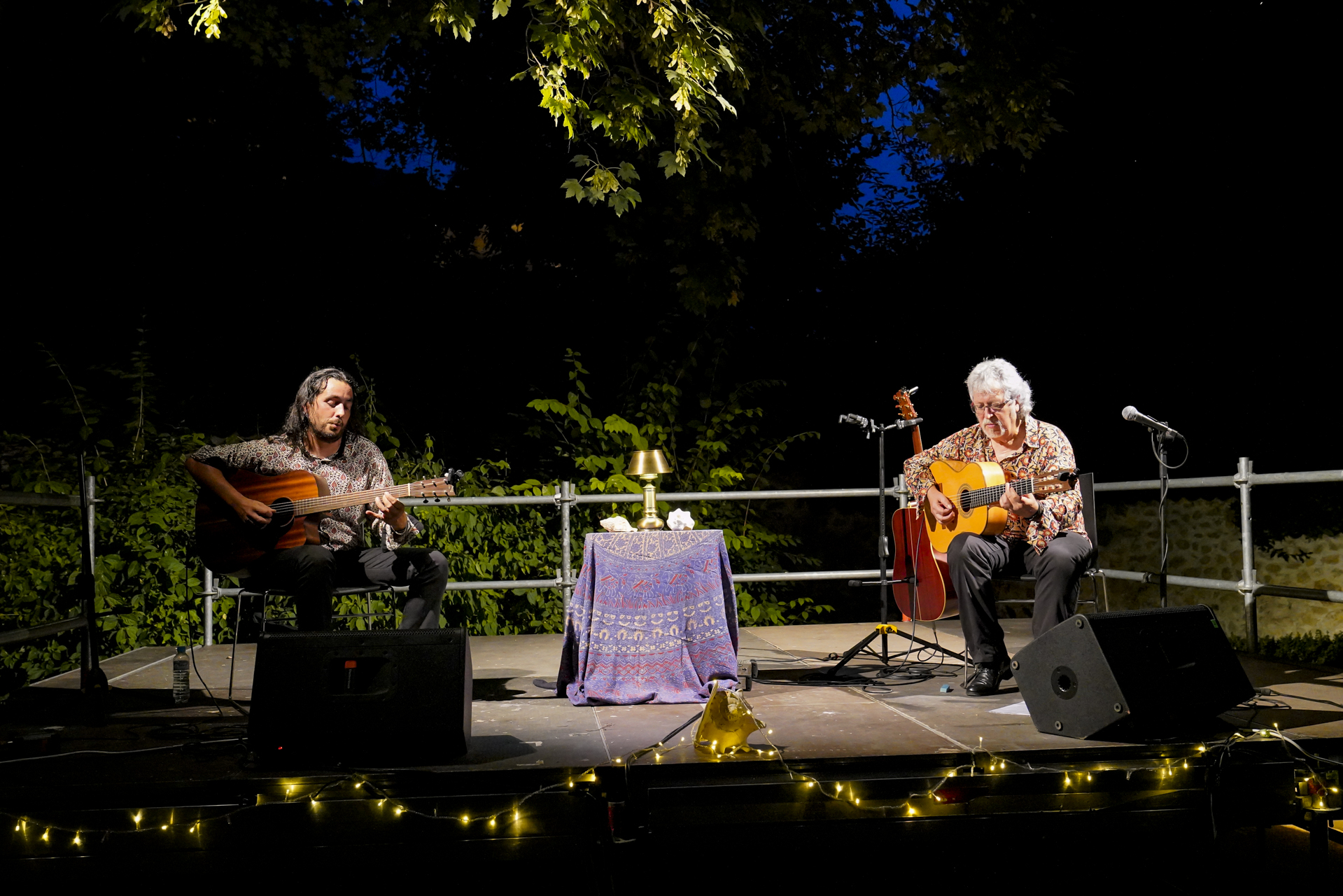 Un momento del recital que ofrecieron el miércoles los dos guitarristas. / Miguel Ángel Fernández