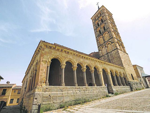 Aspecto actual de la iglesia de San Esteban de Segovia.