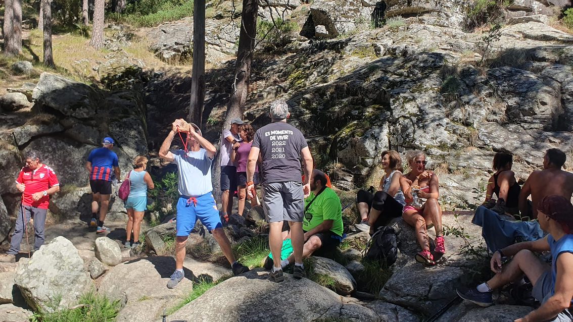 Paseo hasta La Chorranca realizado el pasado domingo. / E. A.