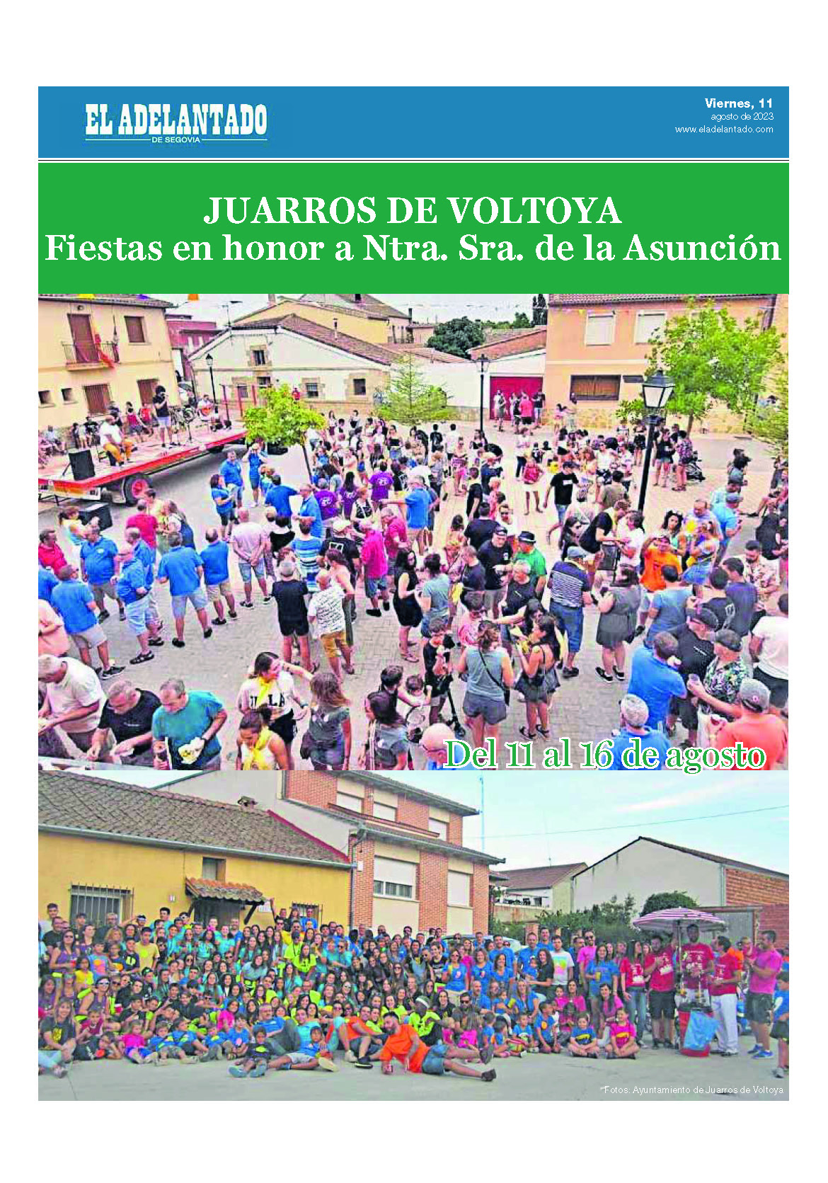 Portada Especial Juarros de Voltoya 2023