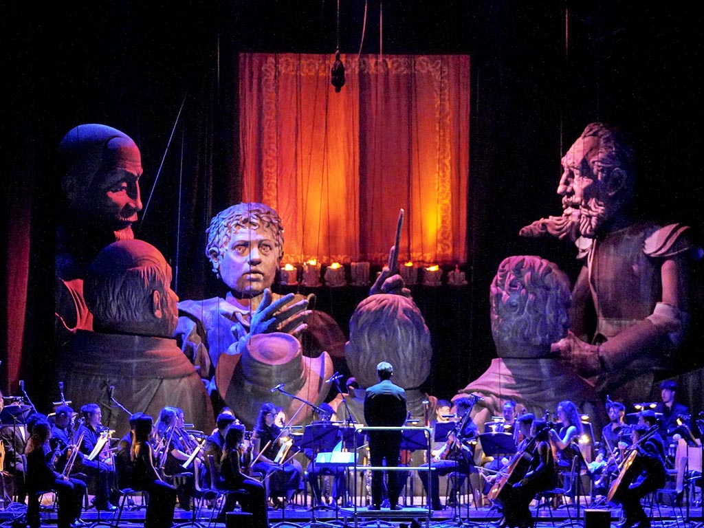 Espectáculo de Títeres Etc., en el MUSEG. / MIGUEL ÁNGEL FERNÁNDEZ