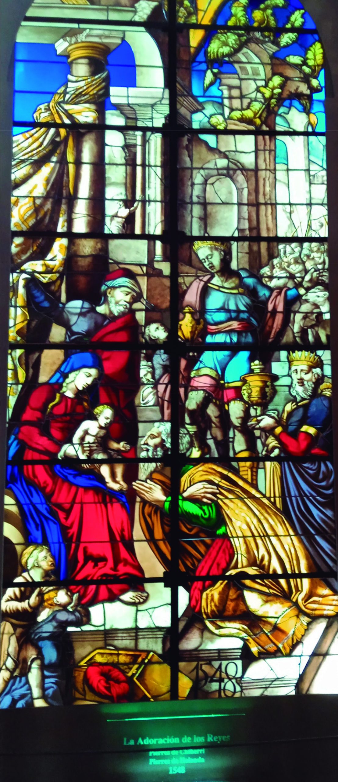 Visita de los Reyes Magos.