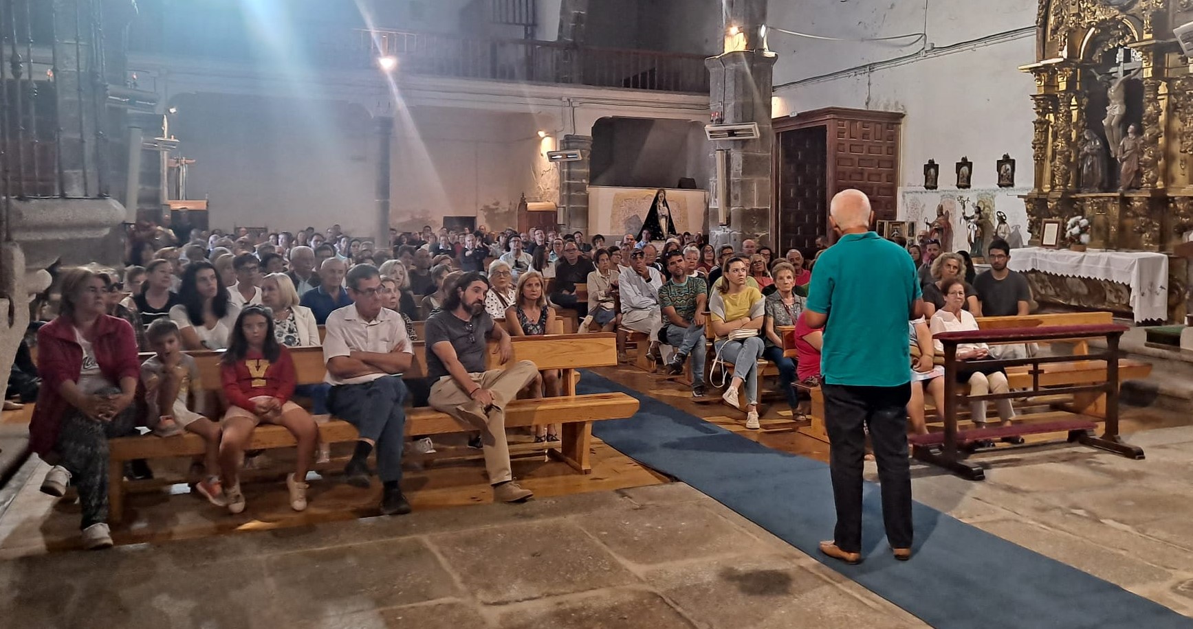 Las visitas guiadas, un éxito en Navas de San Antonio.