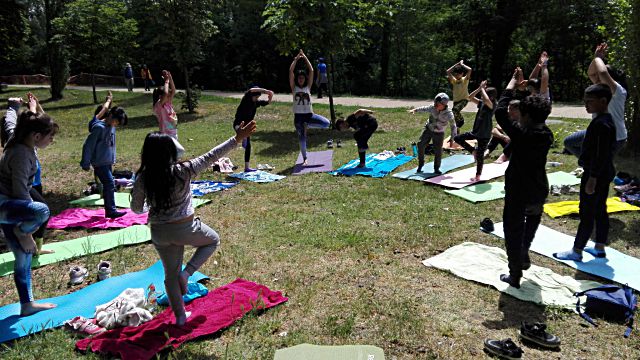 ‘Biodiversidad y yoga’ fue el taller más exitoso.