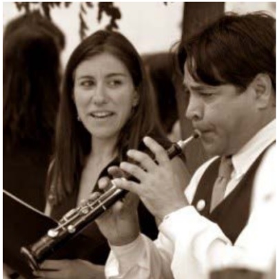 Mónica Supiot y Elías Martínez son los músicos de La Charambita. / E. A.