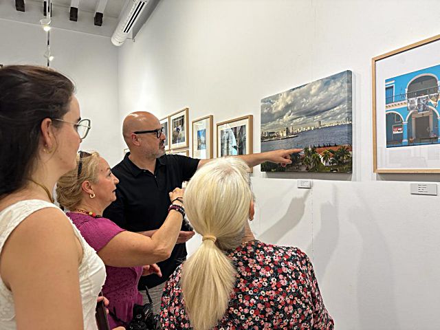 Inauguración de la exposición ‘Tres miradas, Cuba’.