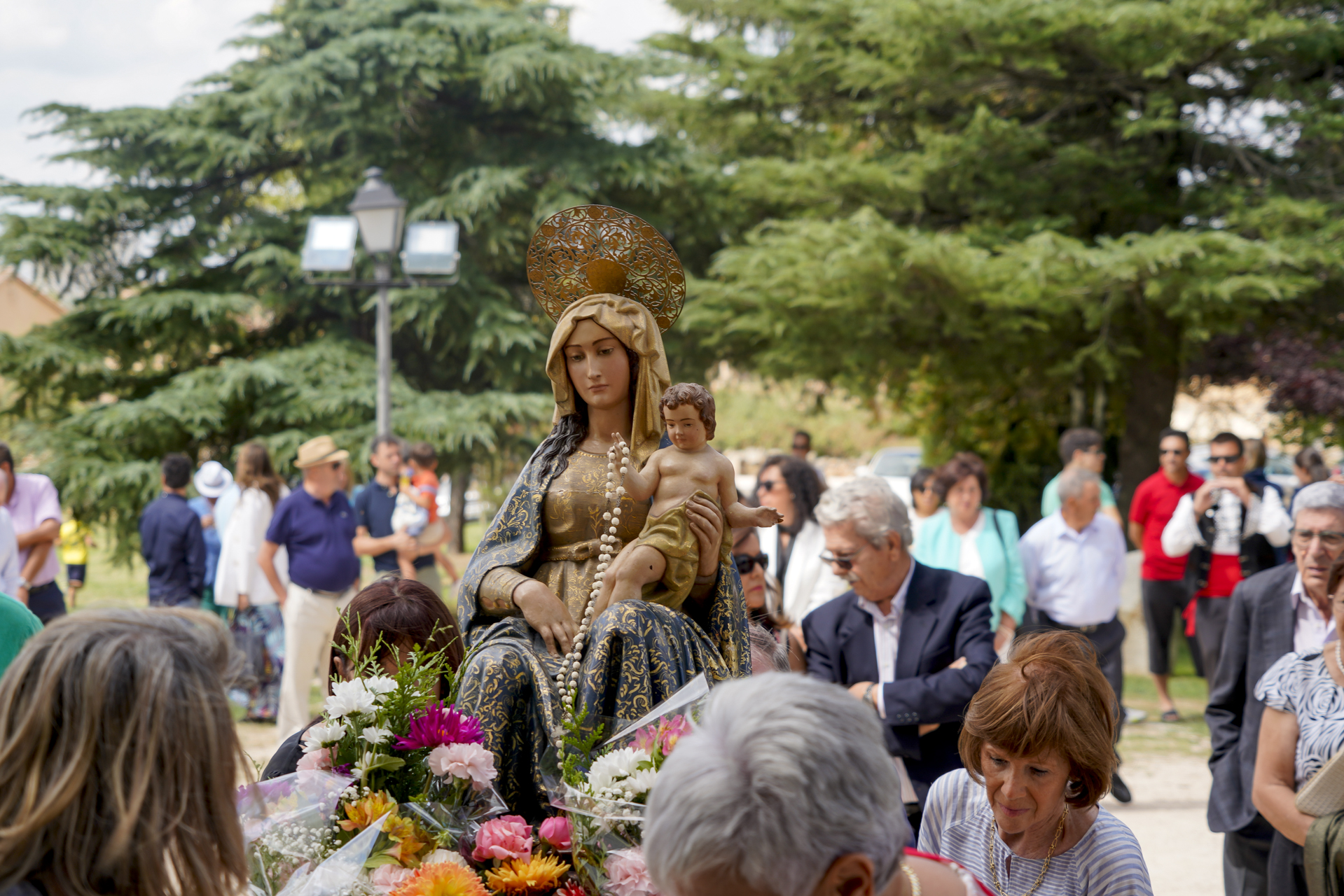 Procesión Nuestra Señora del Rosario en Trescasas