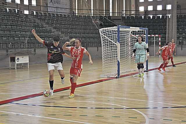 Una acción del encuentro jugado por el Segosala./ A.V.