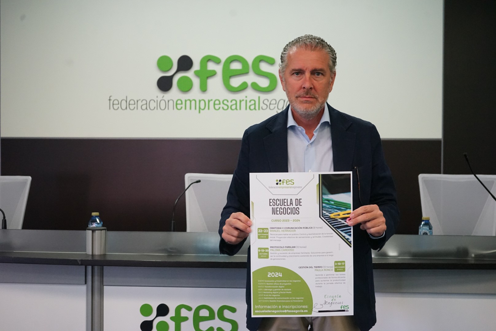 El presidente de la FES, Andrés Ortega. / EL ADELANTADO