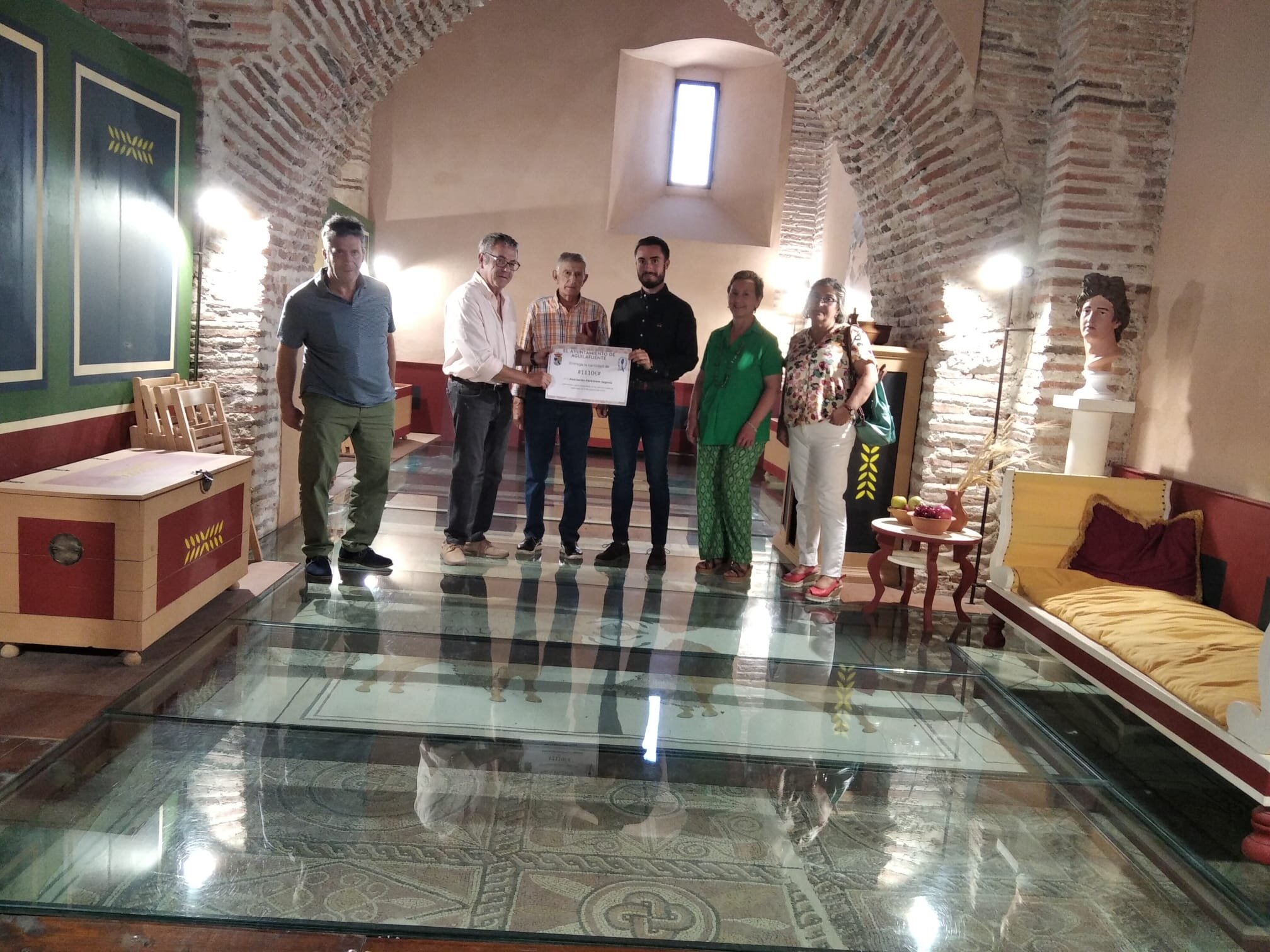 La Asociación Parkinson Segovia agradece el compromiso de Aguilafuente.