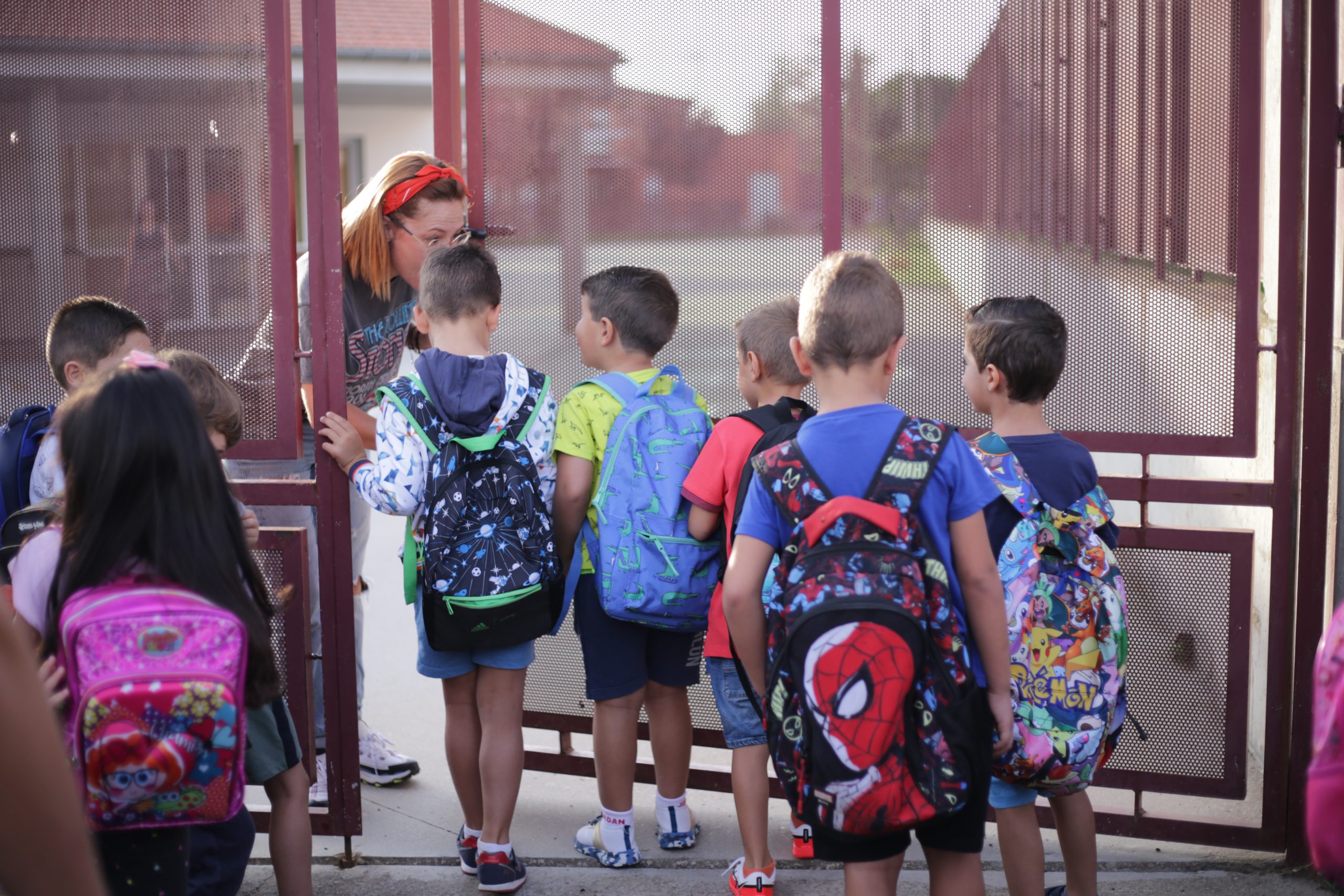 Primer día de colegio en Zamora. / JL Leal