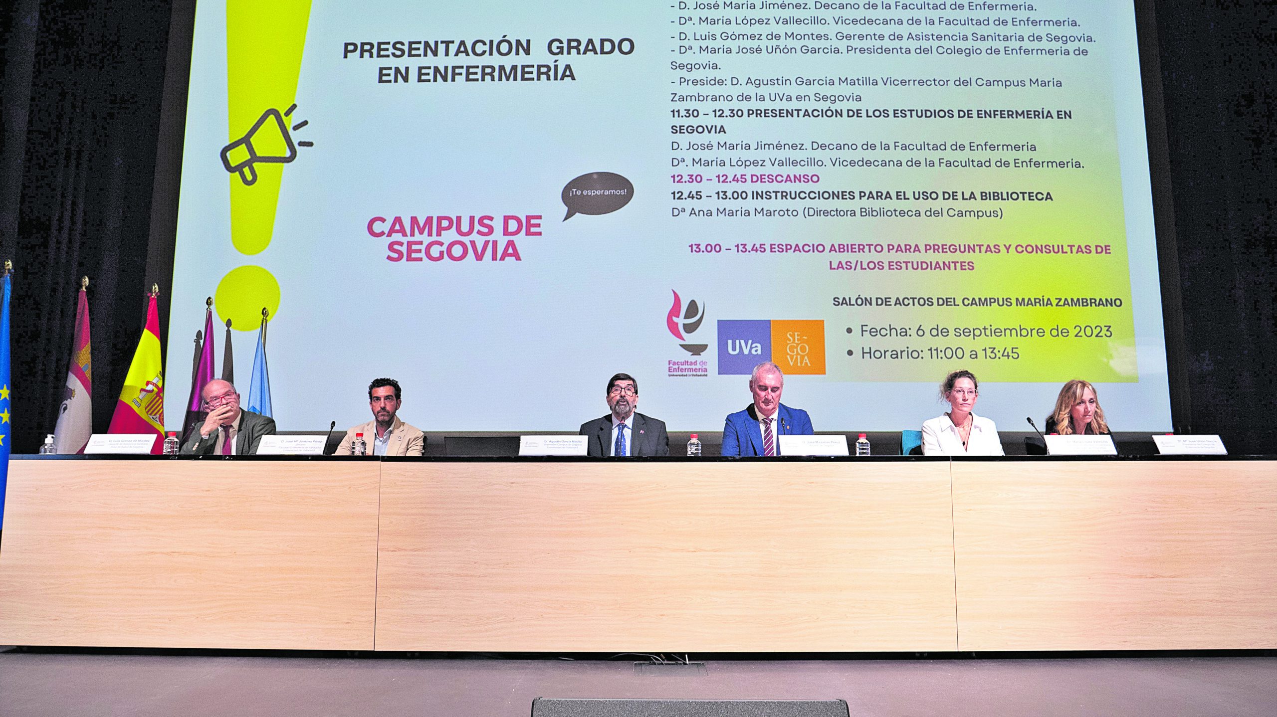 Jornada de presentación para el estudiantado del Grado de Enfermería. Autor: Audiovisuales UVa.