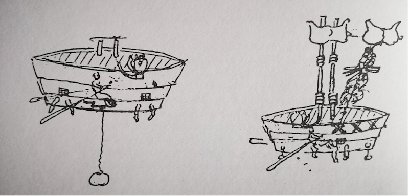 La barca sumergible fue otro de los muchos inventos de Ayanz y Beaumont.