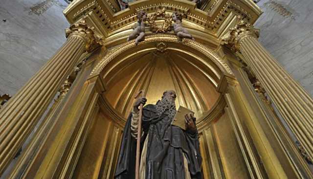 Imagen de San Frutos en la Catedral de Segovia.