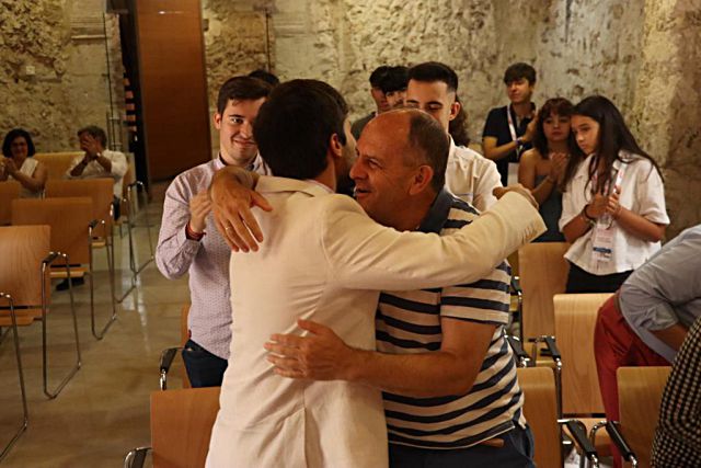 Momento de la elección de Alfonso Sanz.