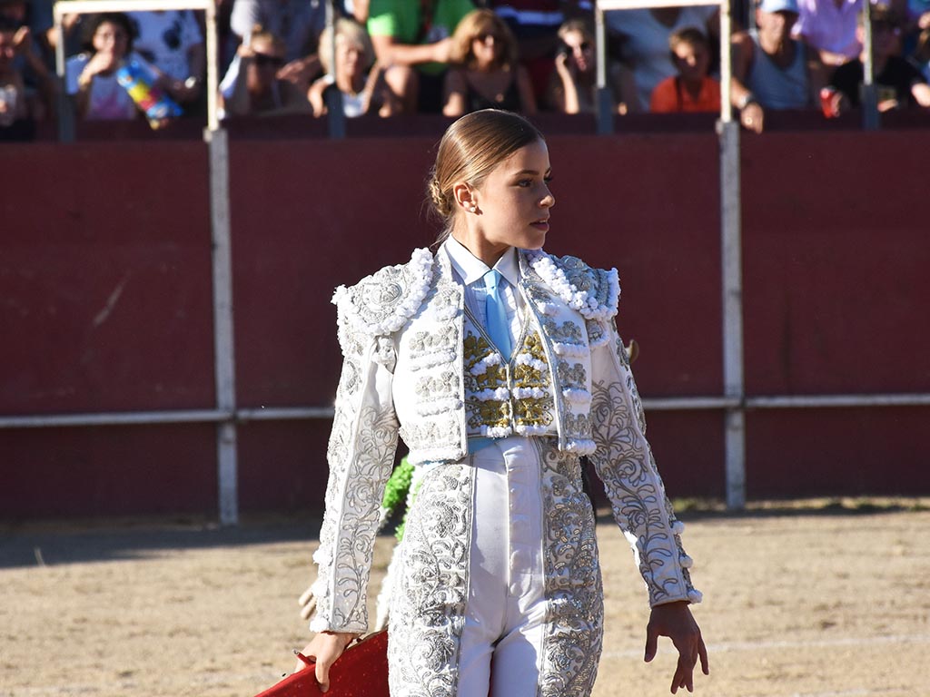 La novillera Olga Casado. / A.M.