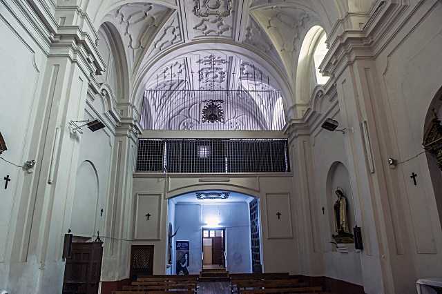 Interior del Convento Carmelita de Segovia.