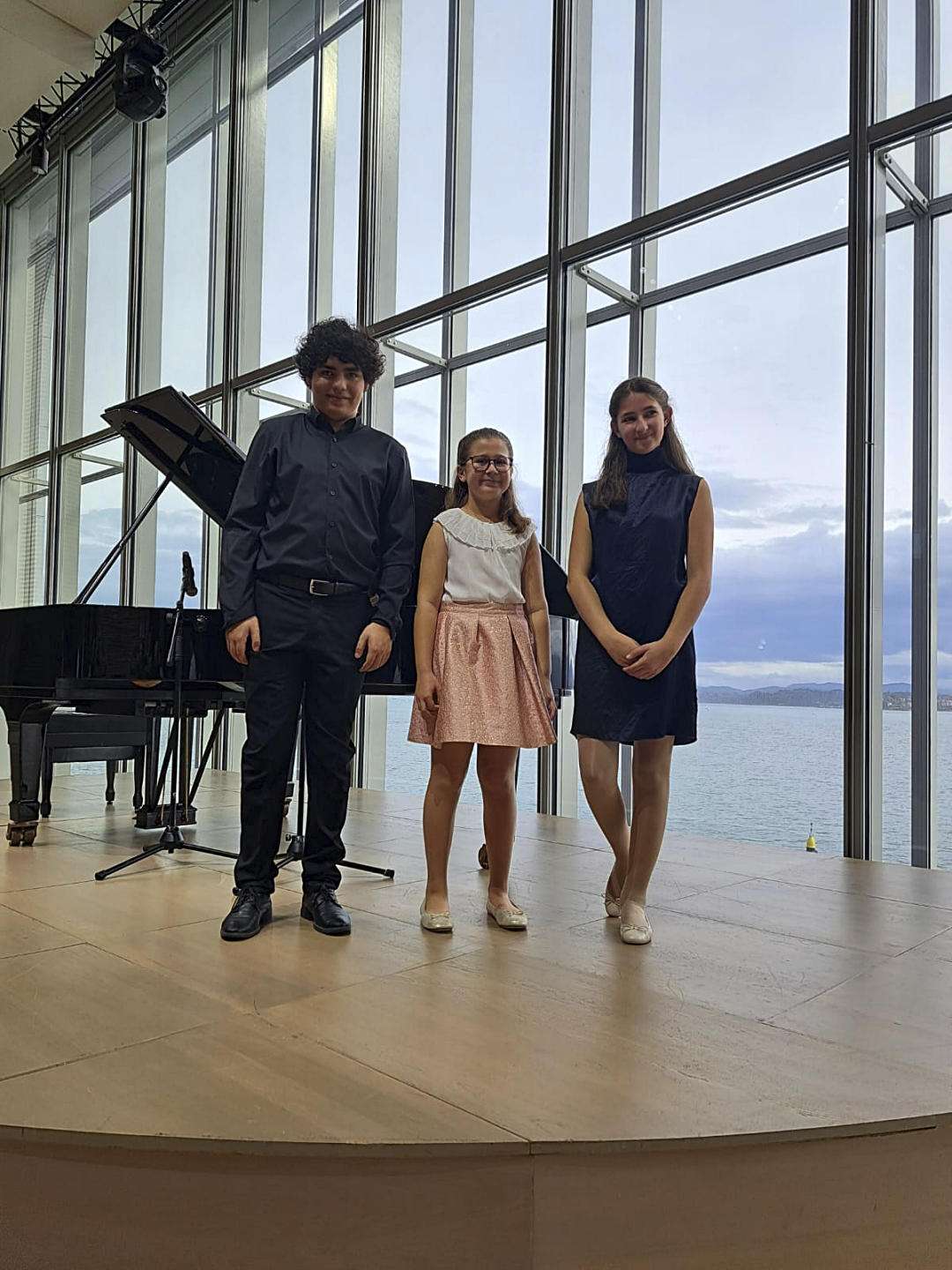 Adrián Terán, Claudia Melero e Irene Esteban de la Puente.