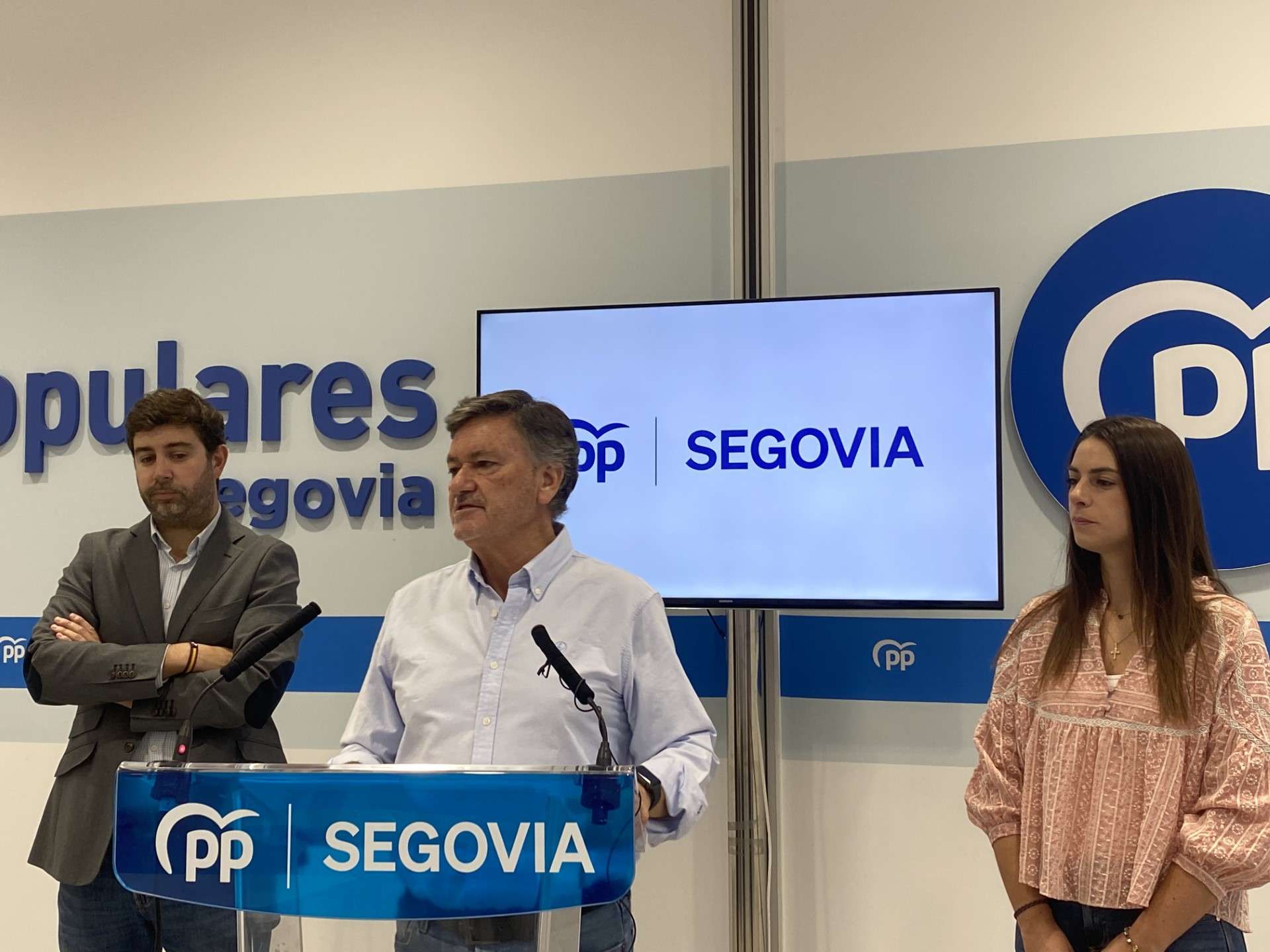 Francisco Javier Carpio, Francisco Vázquez y Elena Rincón.