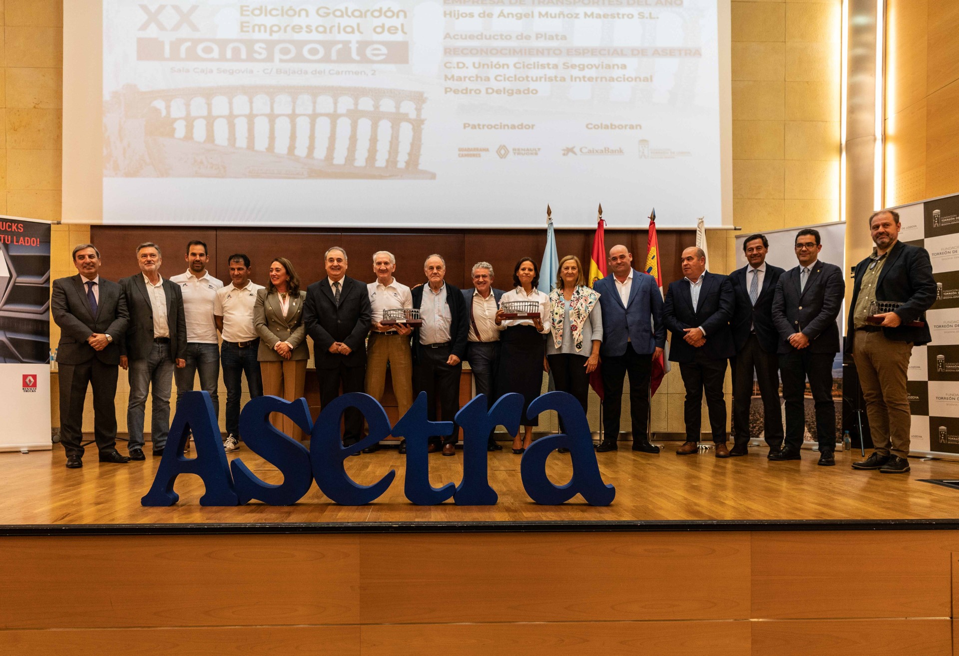 Gala de premio de Asetra.