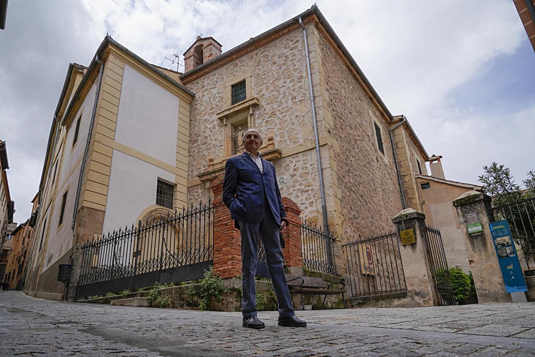 Pedro Montarel, presidente de la Asociación de Amigos del Patrimonio de Segovia.