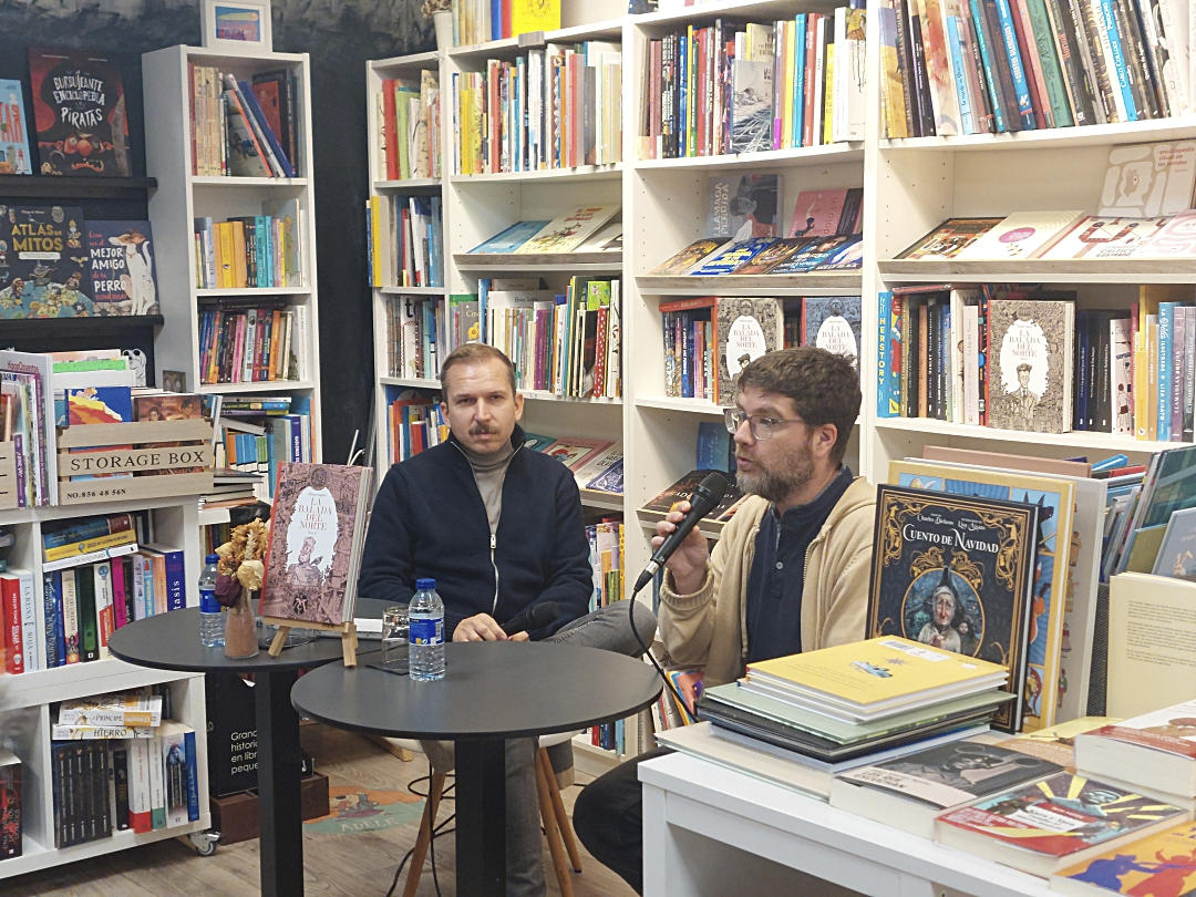 Presentación de la obra en la Librería Intempestivos.