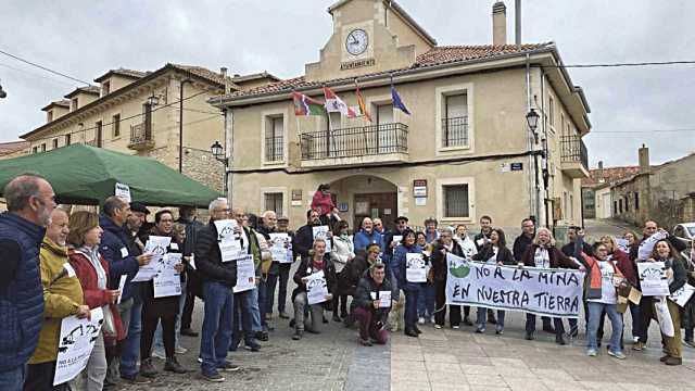 Imagen de una de las manifestaciones en contra de la mina en el nordeste.