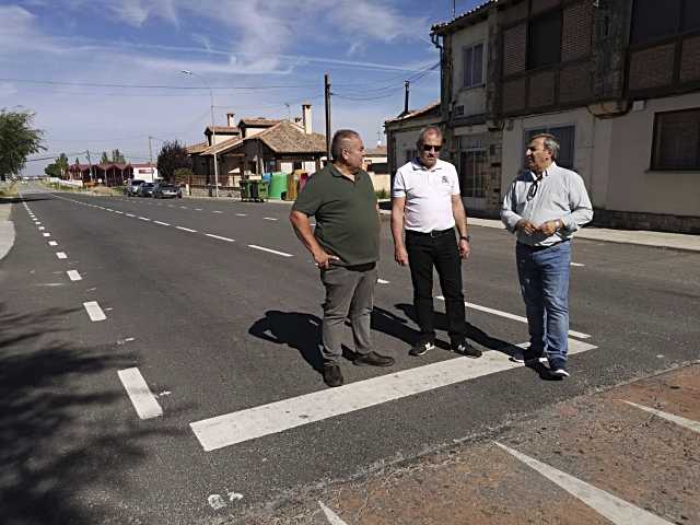 El delegado territorial de la Junta visitando la SG-222.