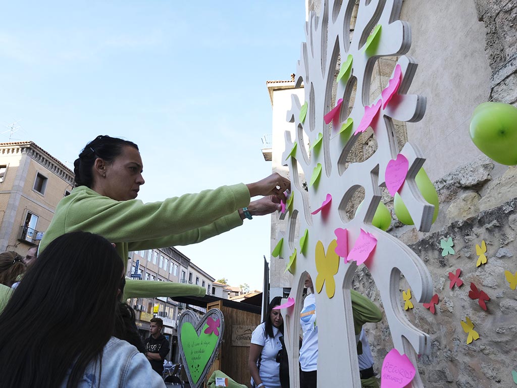 Actividad llevada a cabo por Aspace en una pasada edición del Día Mundial de la Parálisis Cerebral. / KAMARERO