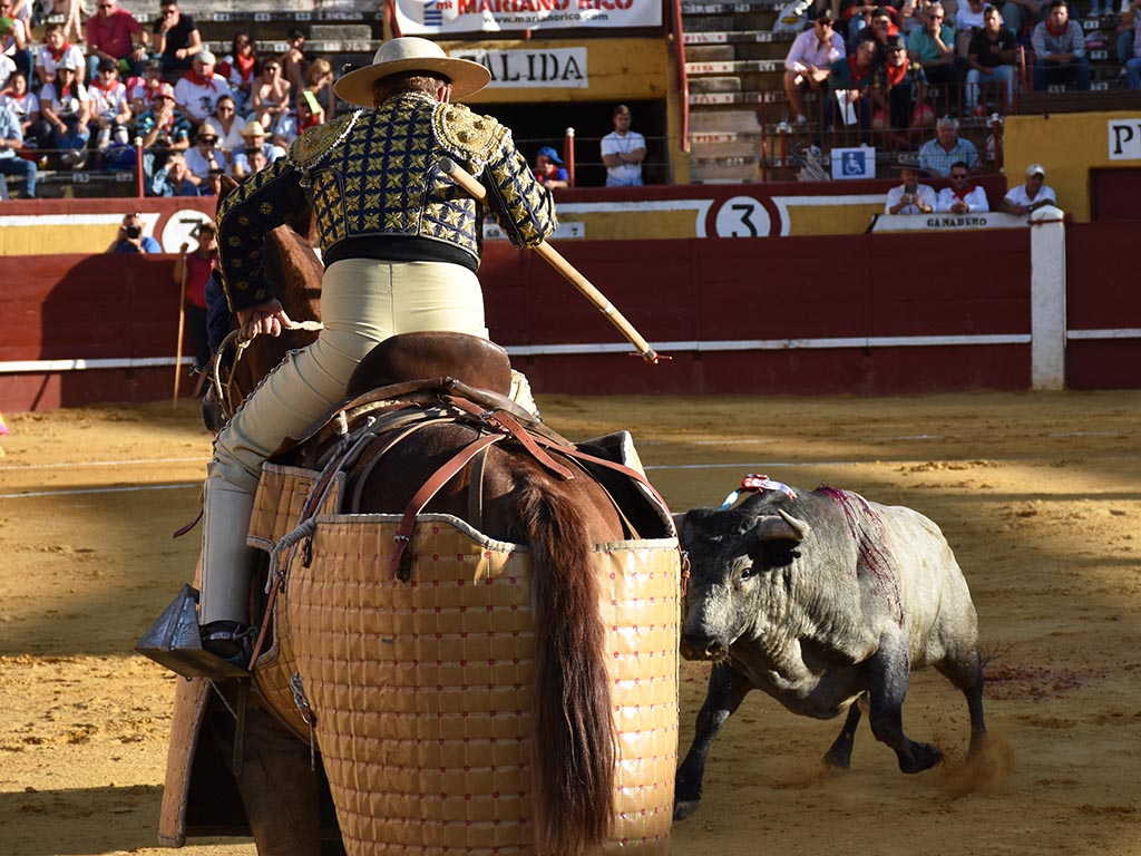 El picador Israel de Pedro ofrece un gran tercio de varas. / A.M.