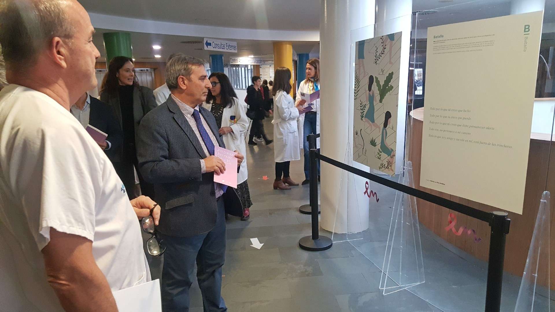 Inauguración de la exposición.
