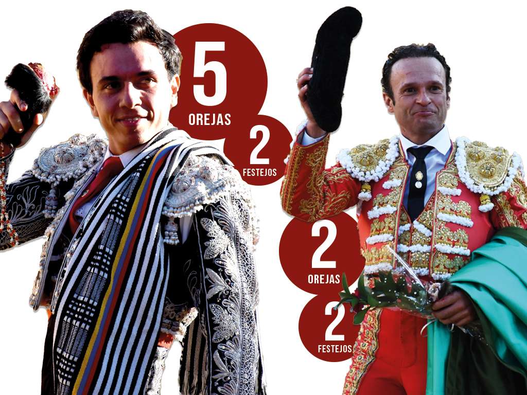 Infografía con los toreros Juan de Castilla y Antonio Ferrera. / A.M.