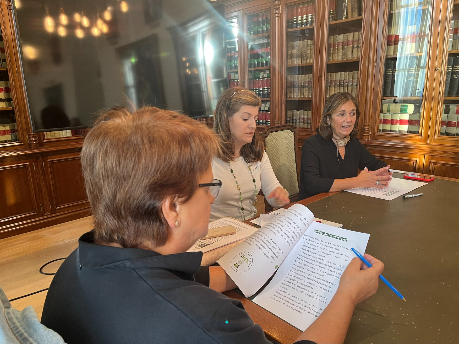 Reunion Consejo Accion Solidaria Ayuntamiento de Segovia1