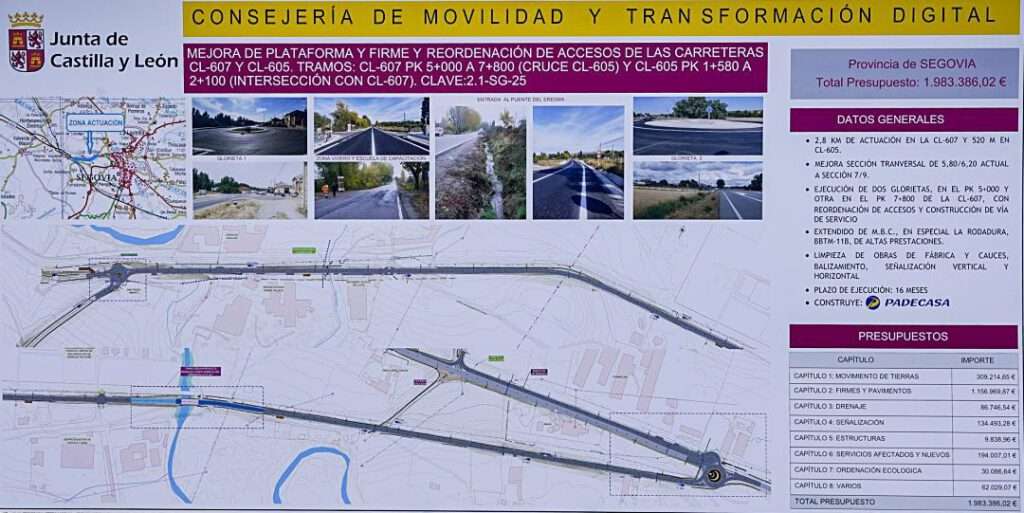 Inauguración Obras CL605 607 Consejera María Gonzalez