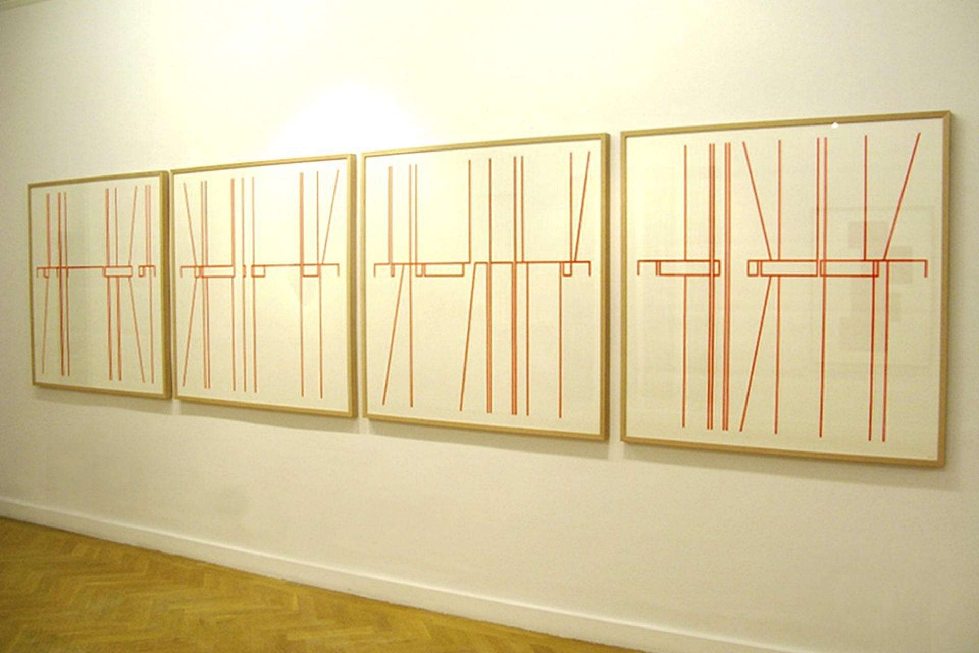 Algunas de las obras de Emilio Gañán que se podrán ver en la exposición.