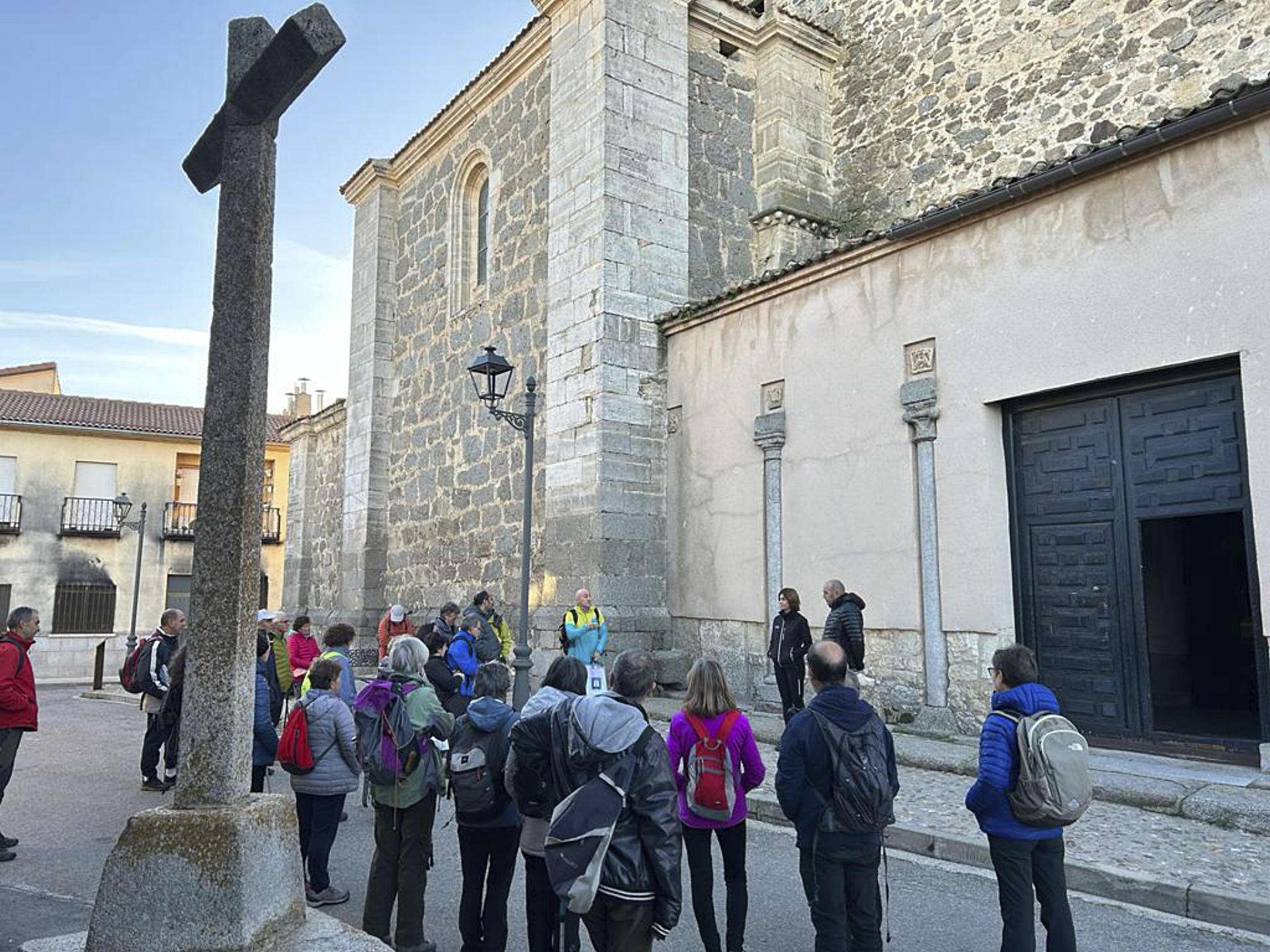 La Diputada de Promoción Provincial antes de iniciar la marcha.