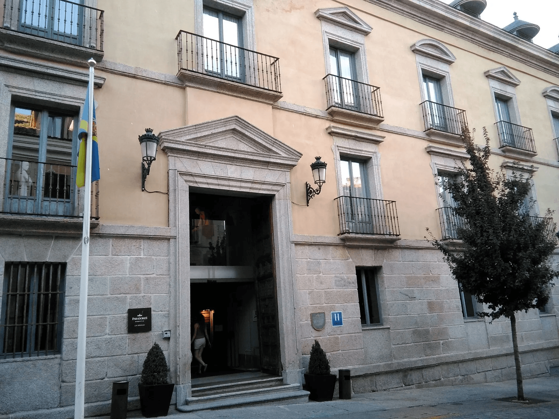 Parador de La Granja donde será la reunión.