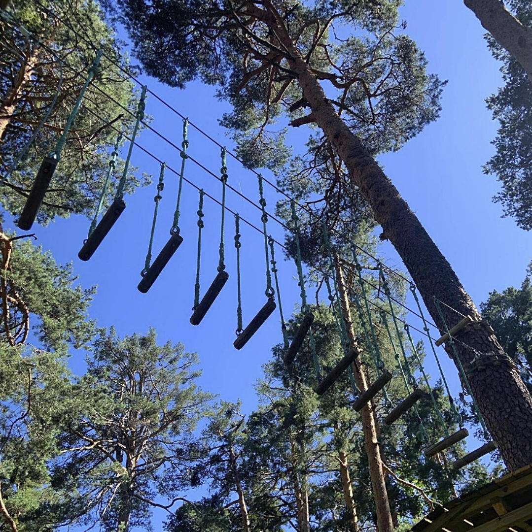 Una de las atracciones dentro del parque.