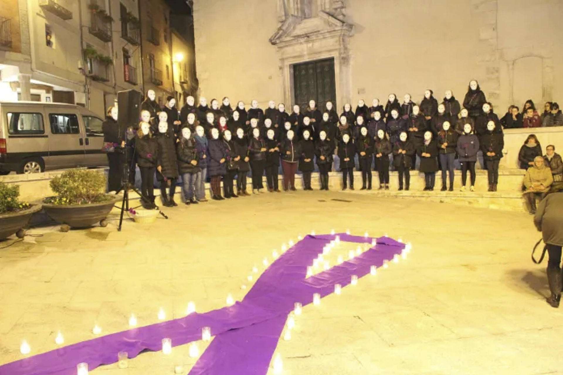 Concentración contra la violencia de género en 2019.