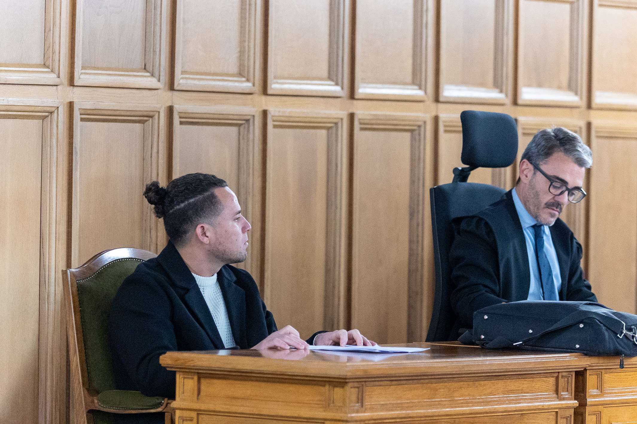 El acusado de asesinar a su pareja, Diolimar Alemán, presta declaración