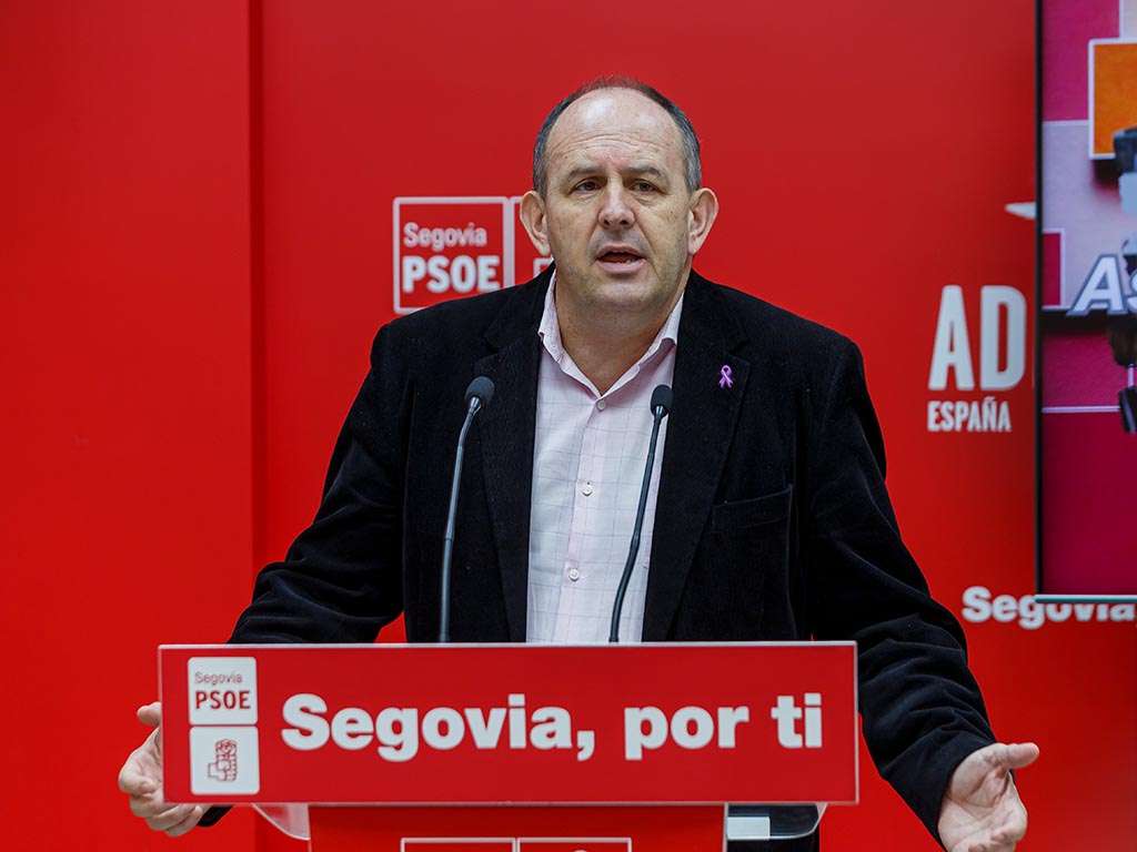 El secretario provincial del PSOE de Segovia, José Luis Aceves. / NACHO VALVERDE - ICAL