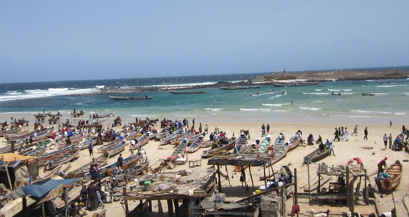 Pesca tradicional en Dakar. Autor: Luis Durán Montejano.