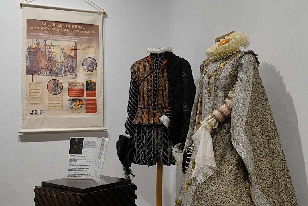 La industria textil española (y segoviana) fue una de las que más productos exportó durante la Carrera de las Indias.